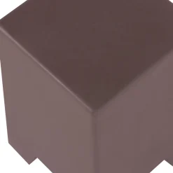 Woood Bijzettafel Zina Hoog Cement Bruin
