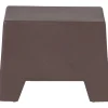 Woood Bijzettafel Zina Laag Cement Bruin