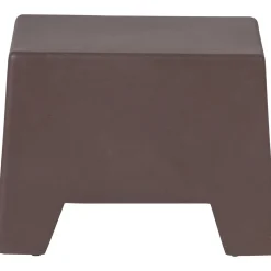 Woood Bijzettafel Zina Laag Cement Bruin