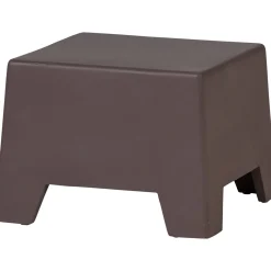 Woood Bijzettafel Zina Laag Cement Bruin
