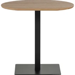 Woood Bistrotafel Tablo Eindstuk Transparant 80x74cm