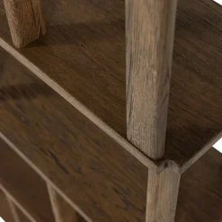 Woood Boekenkast Riss Eikenhout Naturel 186x90cm