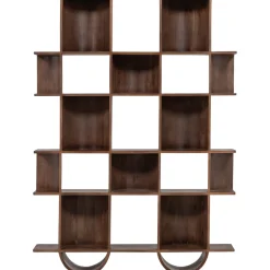 Woood Boekenkast Sinne Hout Walnoot 180x130cm