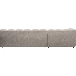 Woood Chaise Longue Allure Links Geweven Stof Klei Melange