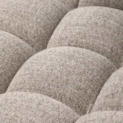 Woood Chaise Longue Allure Links Geweven Stof Klei Melange