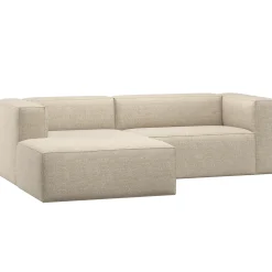 Woood Chaise Longue Bank Bean Links Beige Melange