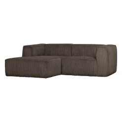 Woood Chaise Longue Bank Bean Links Ribstof Mud