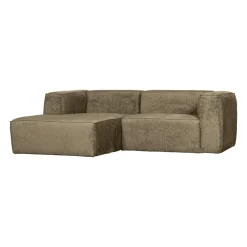 Woood Chaise Longue Bank Bean Links Structure Velvet Spices
