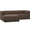 Woood Chaise Longue Bank Bean Links Bruin Melange