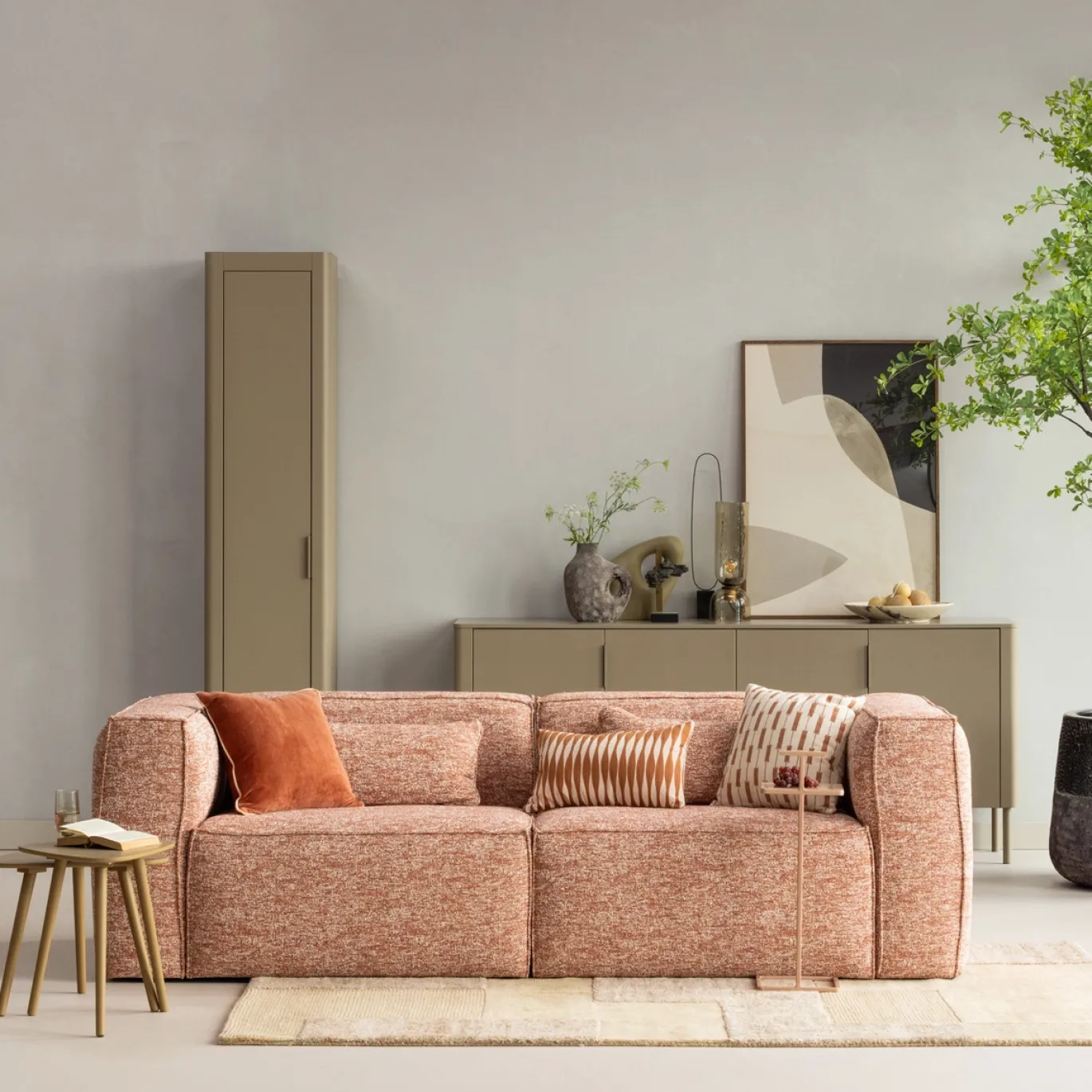 Woood Chaise Longue Bank Bean Links Terra Melange