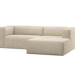 Woood Chaise Longue Bank Bean Rechts Beige Melange