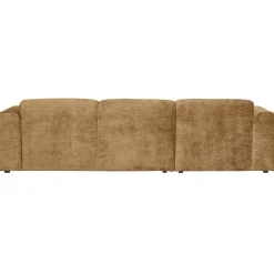 Woood Chaise Longue Bank Cloud Links Chenille Honinggeel