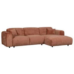 Woood Chaise Longue Bank Cloud Rechts Chenille Terra