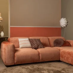 Woood Chaise Longue Bank Cloud Rechts Chenille Terra