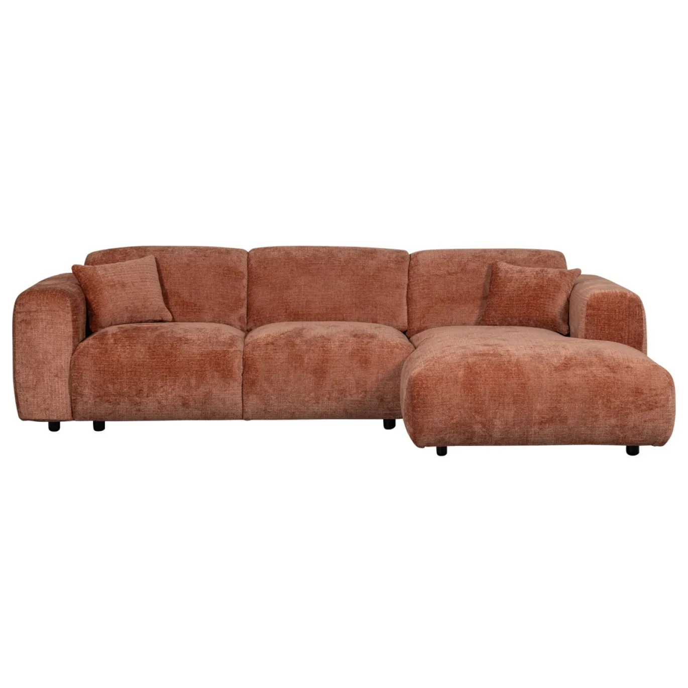 Woood Chaise Longue Bank Cloud Rechts Chenille Terra