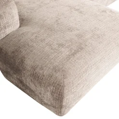 Woood Chaise Longue Bank Cloud Links Chenille Naturel