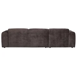 Woood Chaise Longue Bank Cloud Links Chenille Warmbruin