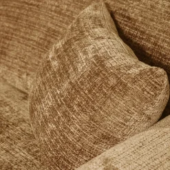 Woood Chaise Longue Bank Cloud Links Chenille Honinggeel