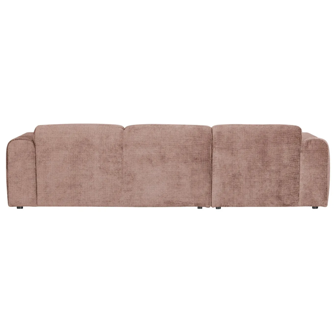 Woood Chaise Longue Bank Cloud Links Chenille Taupe/Roze