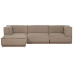 Woood Chaise Longue Bank Manu Links Teddy Taupe