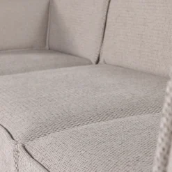 Woood Chaise Longue Bank Manu Links Grove Chenille Naturel