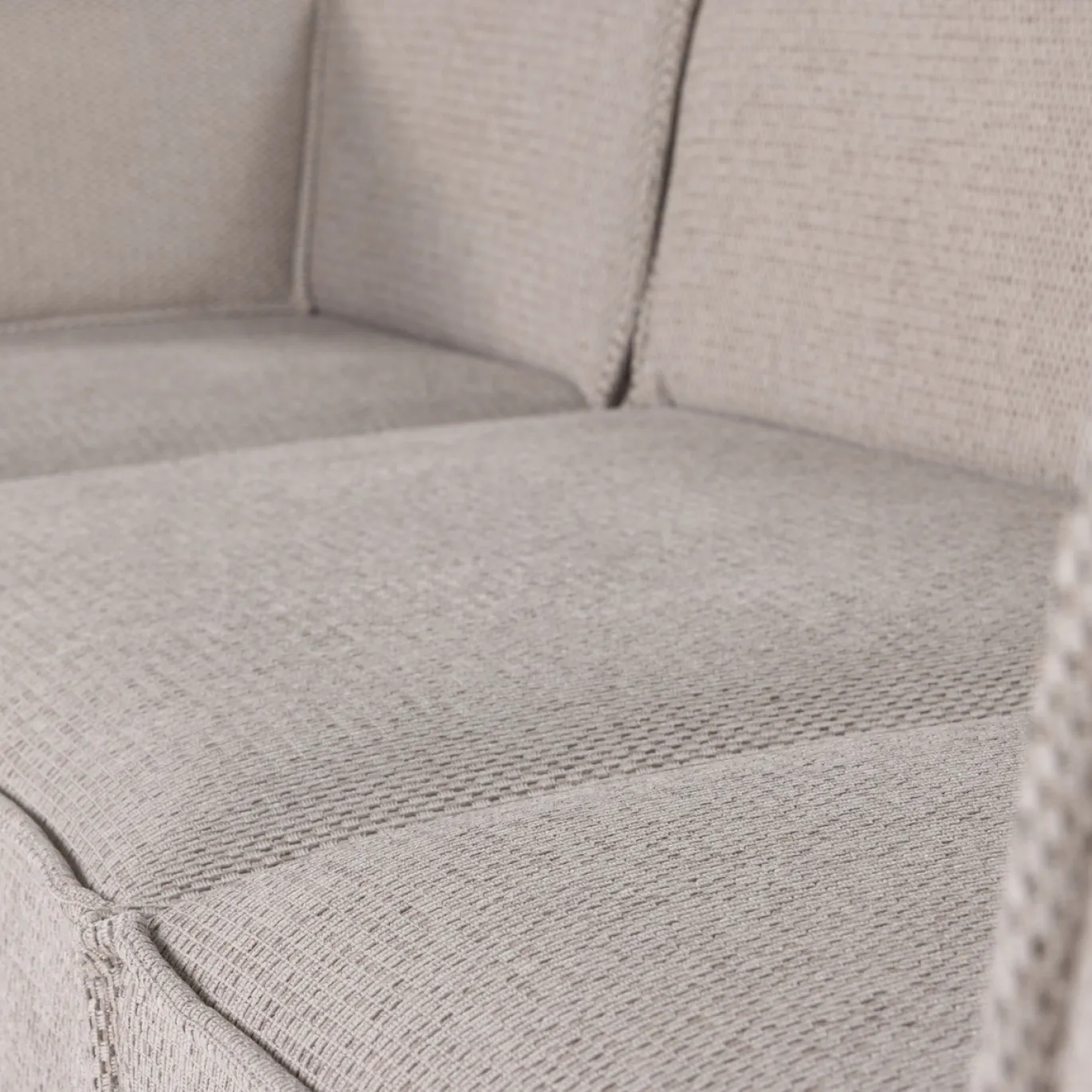 Woood Chaise Longue Bank Manu Links Grove Chenille Naturel