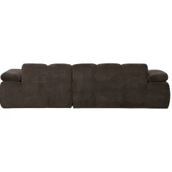 Woood Chaise Longue Bank Mojo Rechts Ribstof Bruin