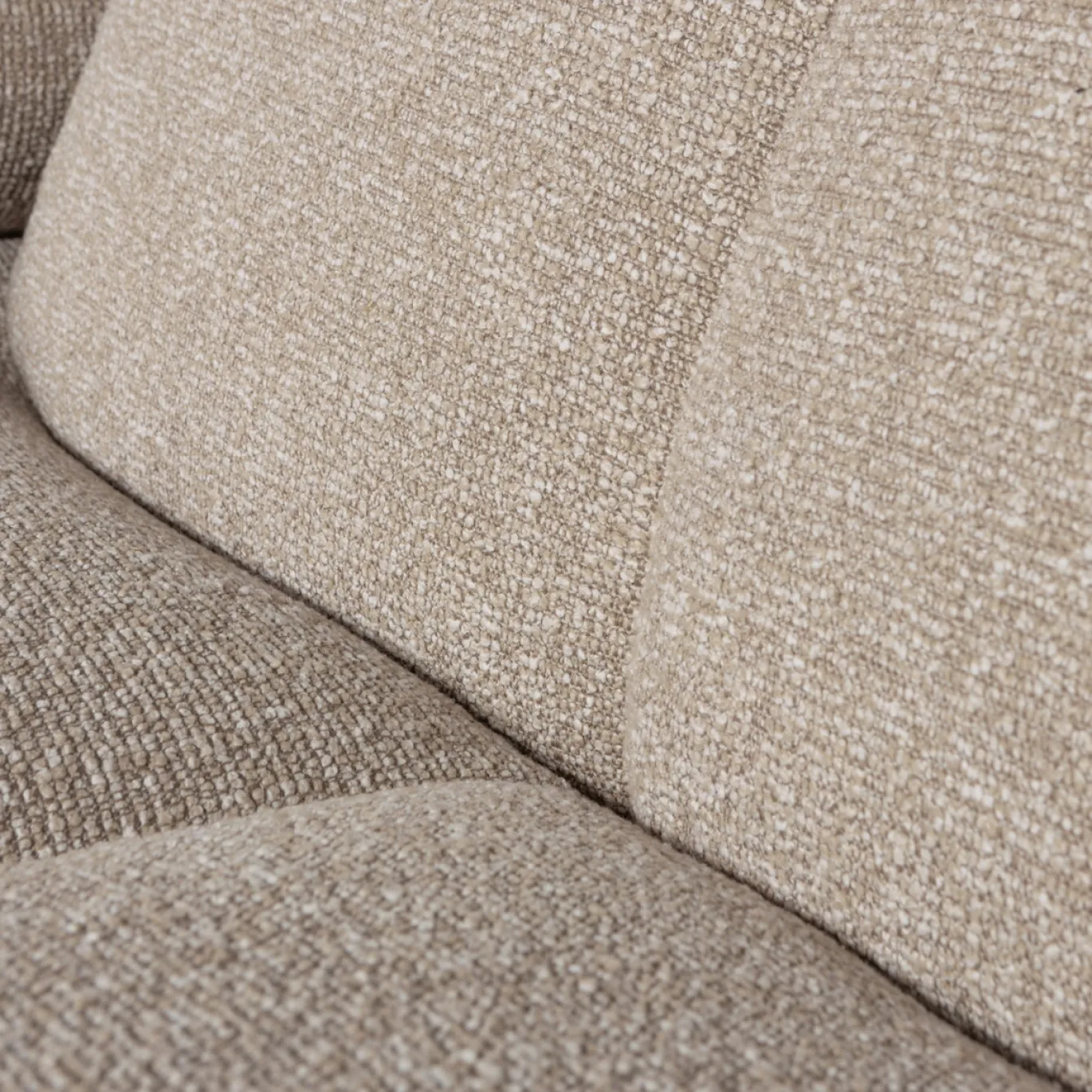 Woood Chaise Longue Bank Mojo Rechts Bouclé Beige