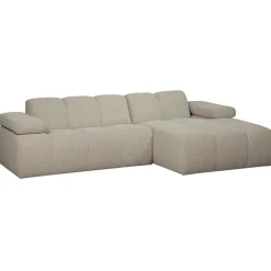 Woood Chaise Longue Bank Mojo Rechts Bouclé Beige