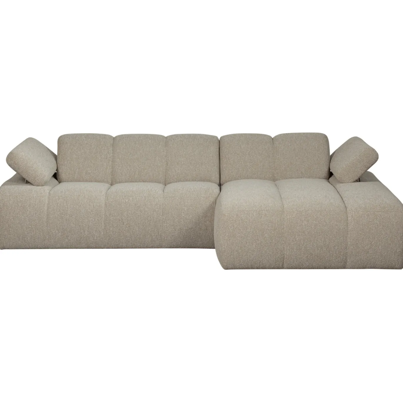 Woood Chaise Longue Bank Mojo Rechts Bouclé Beige