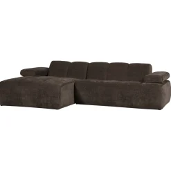 Woood Chaise Longue Bank Mojo Links Ribstof Bruin