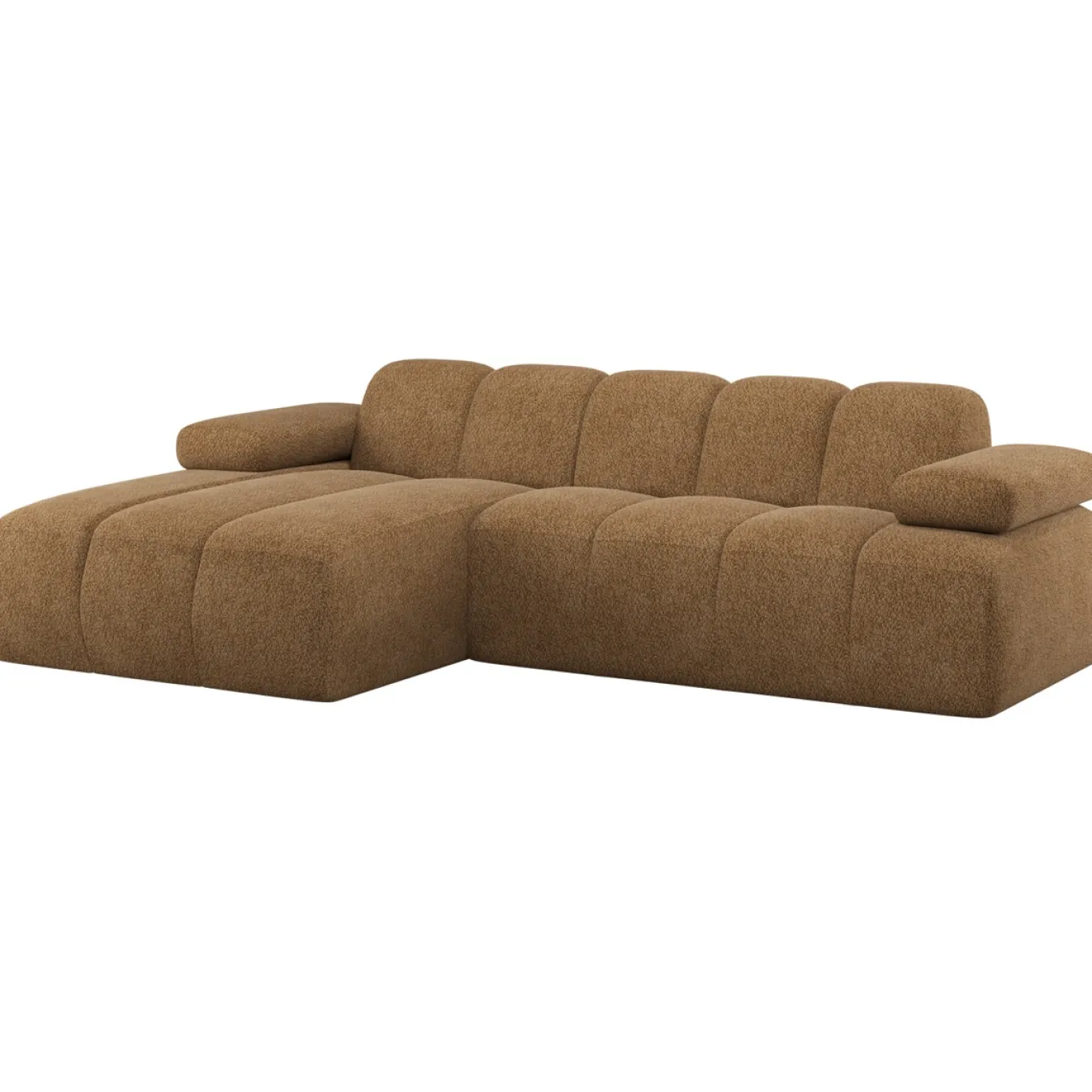 Woood Chaise Longue Bank Mojo Links Wollig Honinggeel