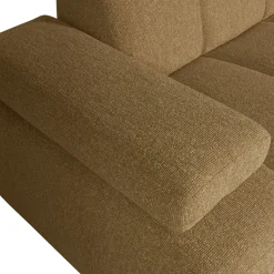 Woood Chaise Longue Bank Mojo Rechts Bouclé Geel/Bruin