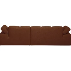 Woood Chaise Longue Bank Mojo Rechts Bouclé Roestbruin