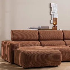 Woood Chaise Longue Bank Novi Links Ribstof Terra