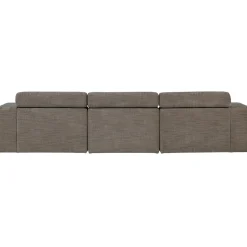 Woood Chaise Longue Bank Novi Links Grijs Melange