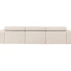 Woood Chaise Longue Bank Novi Links Bouclé Naturel