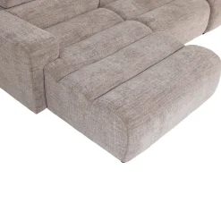 Woood Chaise Longue Bank Novi Links Naturel Melange