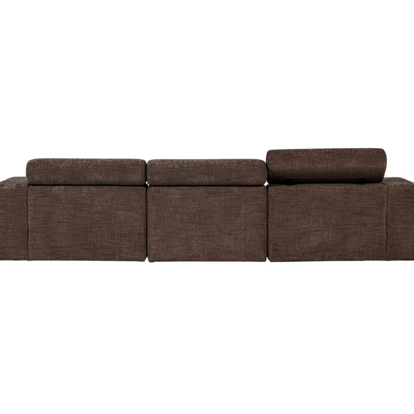 Woood Chaise Longue Bank Novi Rechts Donkerbruin Melange