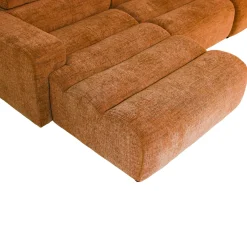 Woood Chaise Longue Bank Novi Links Oranje Melange