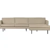 Woood Chaise Longue Bank Rodeo Rechts Bouclé Beige