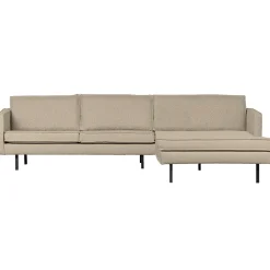 Woood Chaise Longue Bank Rodeo Rechts Bouclé Beige