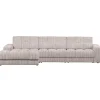 Woood Chaise Longue Bank Second Date Links Ribstof Naturel