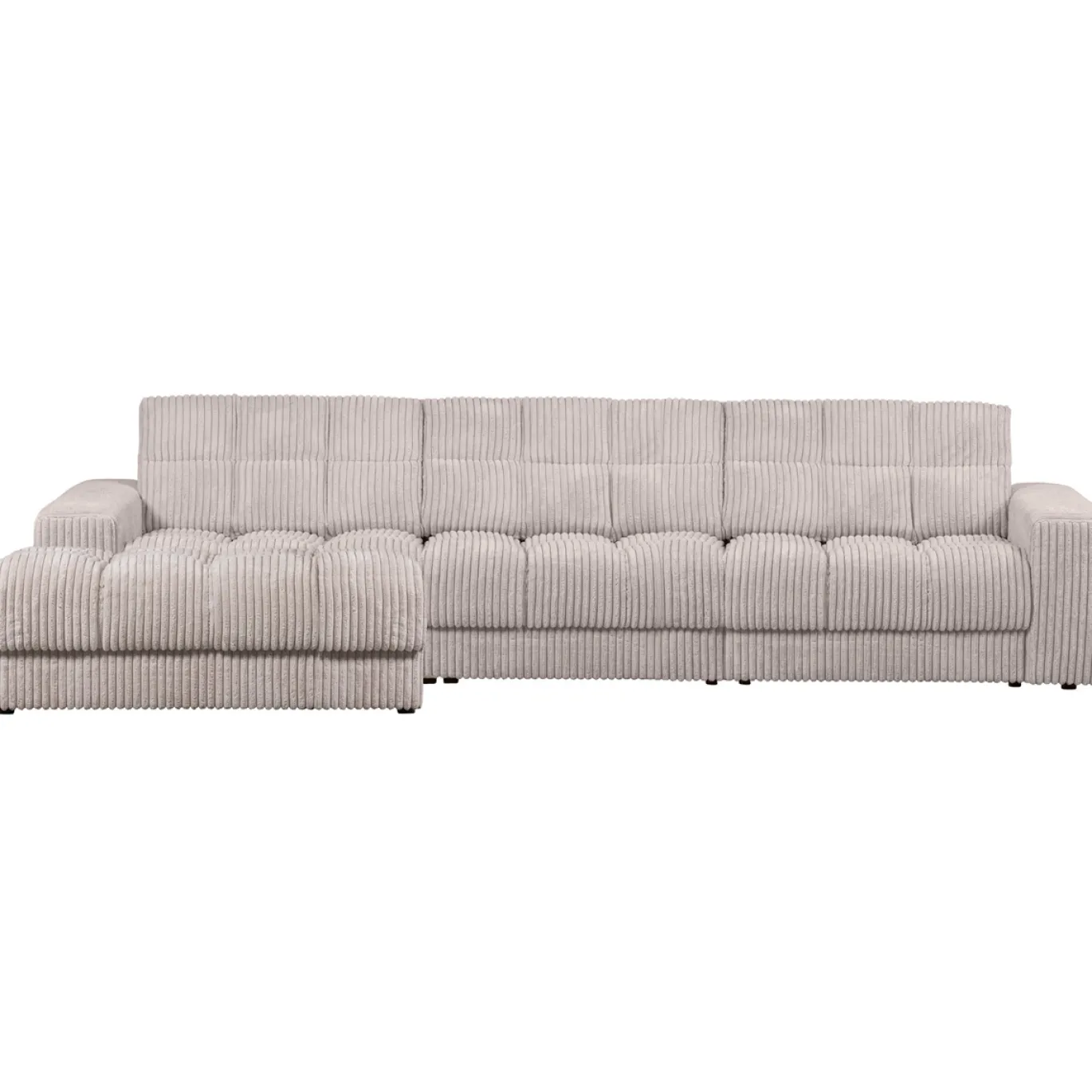 Woood Chaise Longue Bank Second Date Links Ribstof Naturel