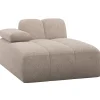 Woood Chaise Longue Mojo Element Links Wollig Donkerzand