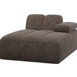 Woood Chaise Longue Mojo Element Rechts Wollig Bruin