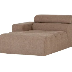 Woood Chaise Longue Novi Element Arm Links Bouclé Taupe