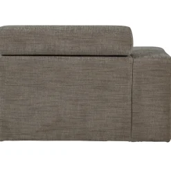 Woood Chaise Longue Novi Element Arm Links Grijs Melange