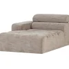 Woood Chaise Longue Novi Element Arm Links Naturel Melange