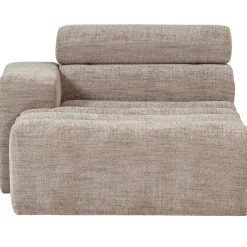 Woood Chaise Longue Novi Element Arm Links Naturel Melange